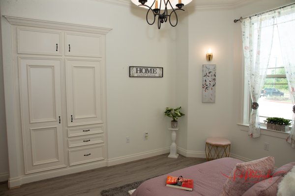 We only have private suites, built in wardrobes for our residents to allow more space in the suite