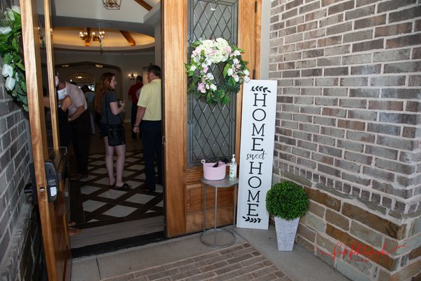 Walking onto community from front door