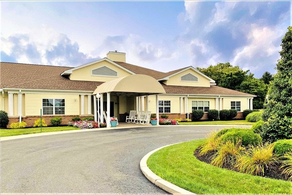 A photo of our community's entrance. Our community is all on one floor and easy to navigate.