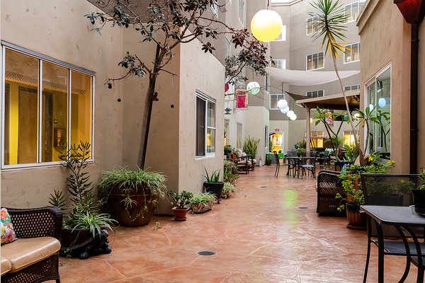 Courtyard - great for visits & socializing