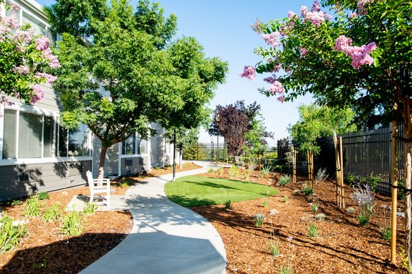 Lovely courtyard area.
