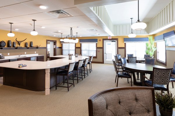 The Navigator Lounge often hosts happy hours and other celebrations.