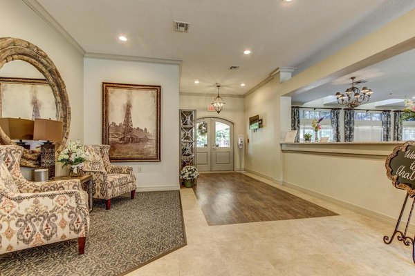 Indoor entryway and seating area