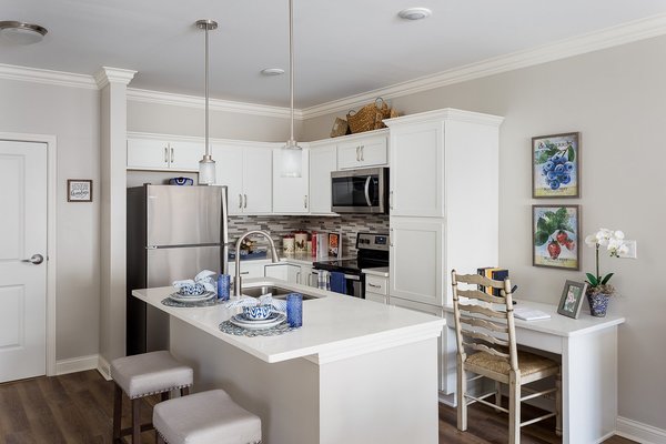 Kitchen and dining area