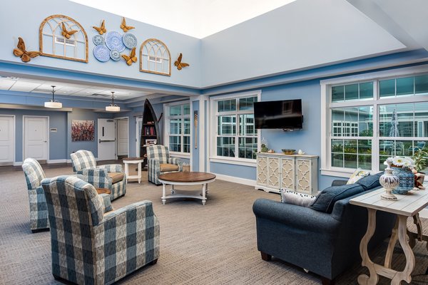 Common area with television