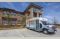 Front entrance and bus