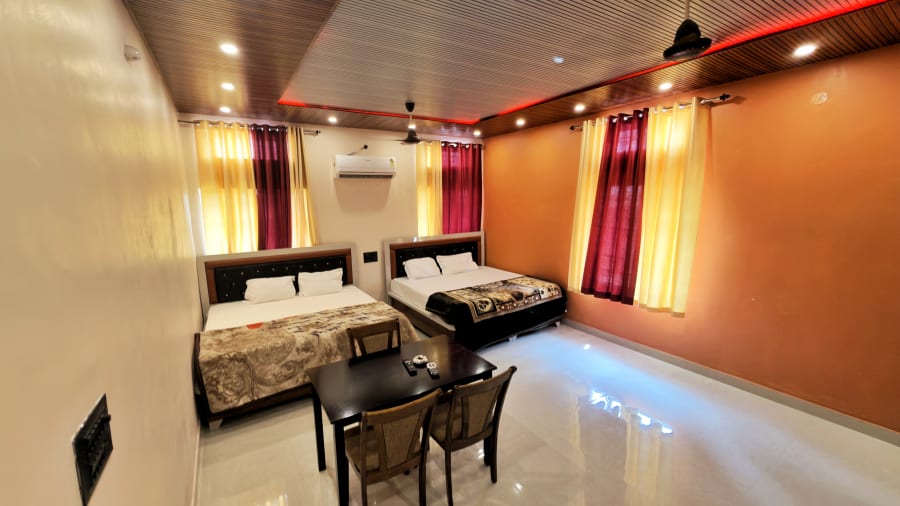 Room 5 interior with garden access at Sand Dunes Stay Bagru Jaipur