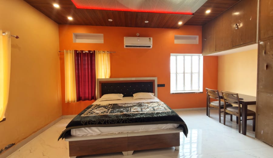 Room 4 at Sand Dunes Stay villa with private bathroom, Bagru Jaipur
