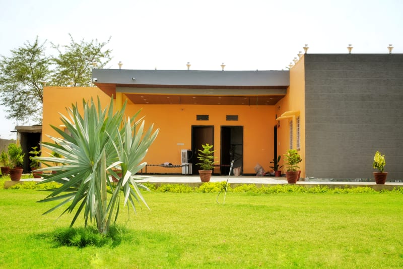 Garden-view room with private view at Sand Dunes Stay farmhouse