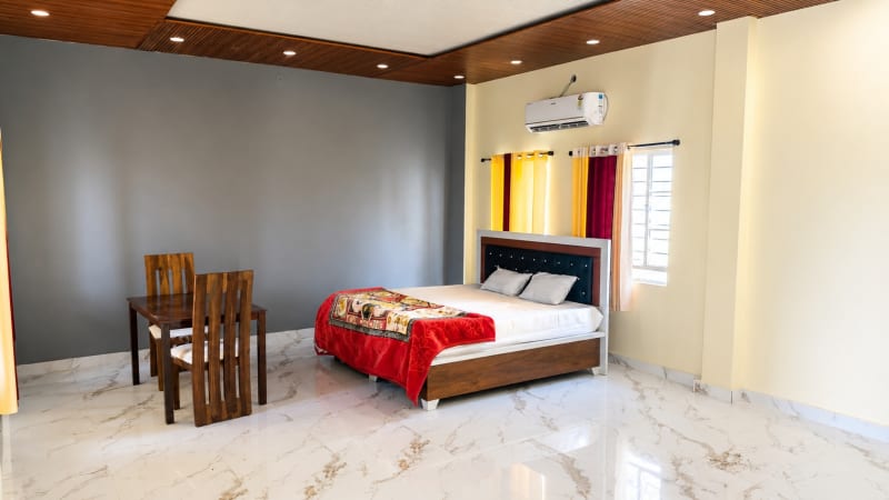 Bedroom at villa near Jaipur Bagru