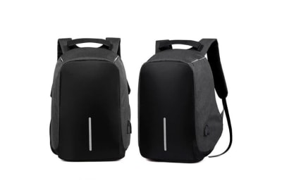 Anti Theft Waterproof Travel Backpack - Black