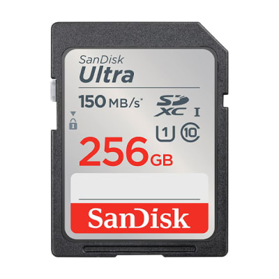 SanDisk Ultra SDXC 256GB UHS-I card 150MB/s Class 10