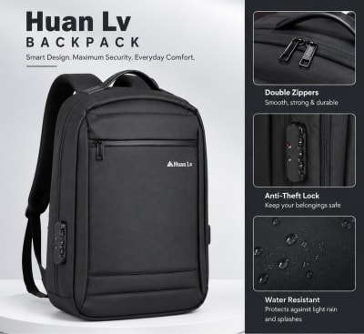 Huan LV Business Laptop Backpack