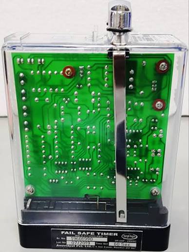 Fail Safe Electronic Time Delay Device For Railway Signalling : Working Voltage 24V DC with time delay of 10/20/30/60/120 Sec