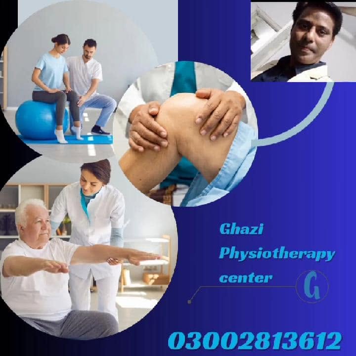 Interior of the Ghazi Physiotherapy Center clinic in Karachi