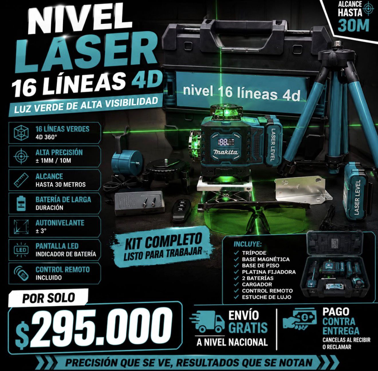 NIVEL LÁSER 16 LÍNEAS - Imagen 2 | Herramientas RoCa