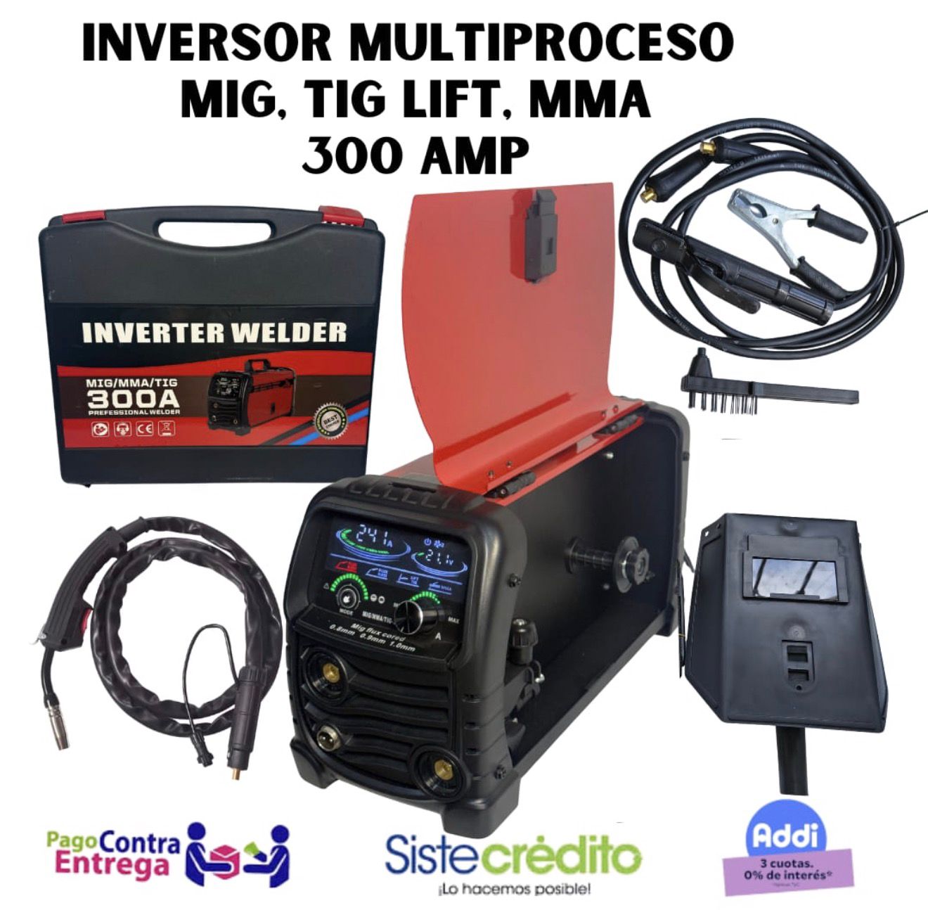 INVERSOR MIG – TIG LIFT – MMA | 300 AMP - Imagen 2 | Herramientas RoCa