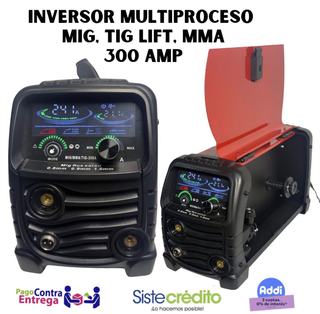 INVERSOR MIG – TIG LIFT – MMA | 300 AMP - Imagen 3 | Herramientas RoCa