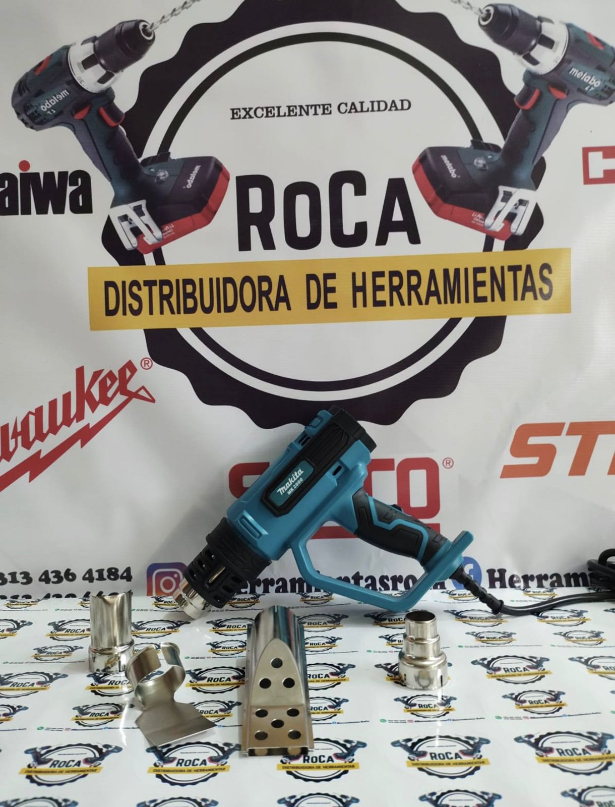 PISTOLA DE CALOR MAKITA 1500W - Imagen 1 | Herramientas RoCa