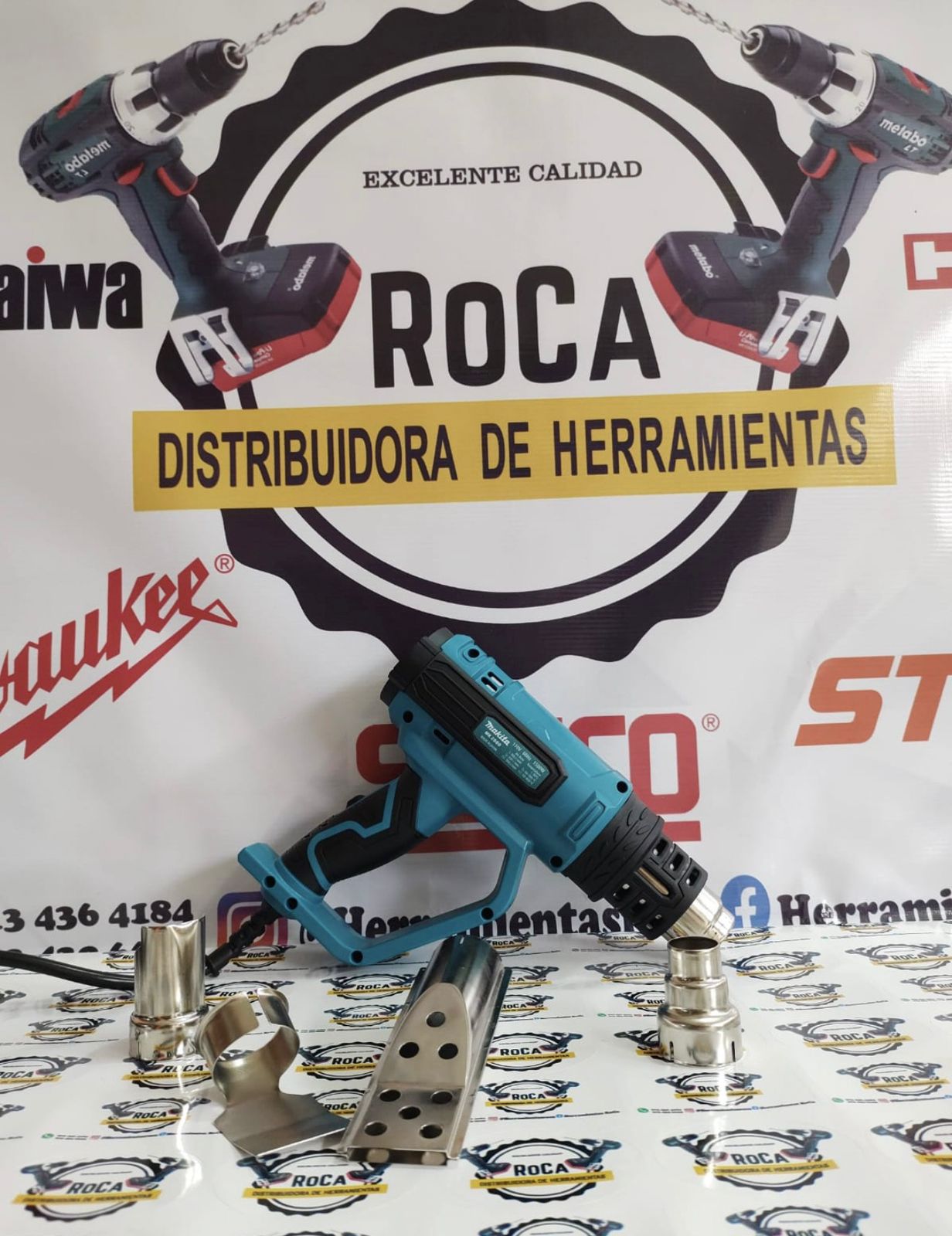 PISTOLA DE CALOR MAKITA 1500W - Imagen 2 | Herramientas RoCa