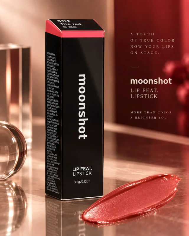 Moonshot Lip Feat. Lipstick – S112 The Red