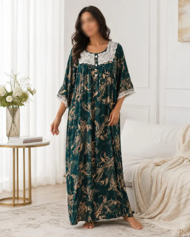 Elegant and comfortable Free Size Women’s Night Dress / Lounge Dress