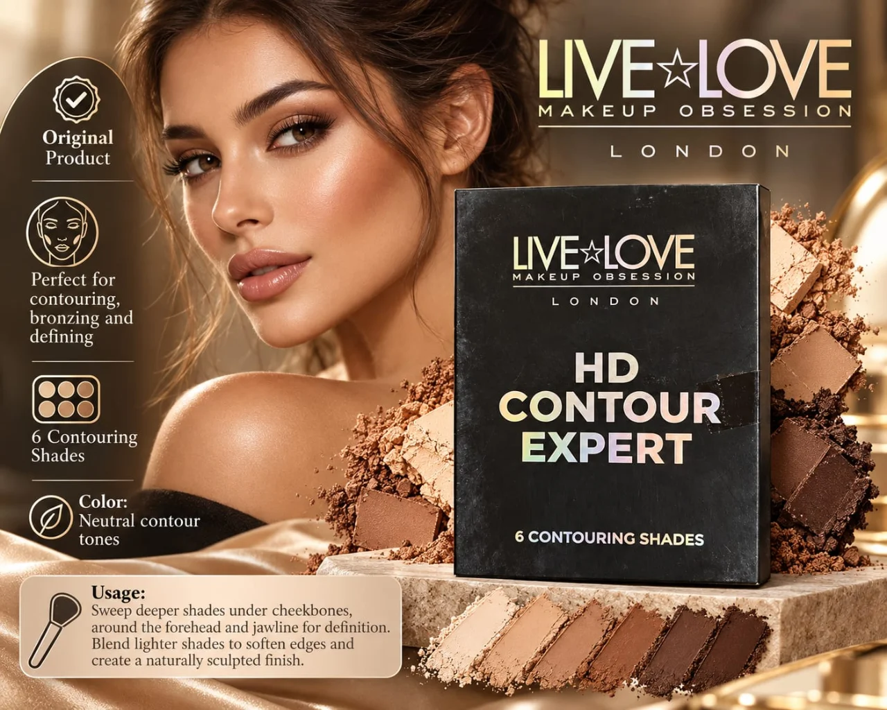 LIVE LOVE Makeup Obsession London – HD Contour Expert