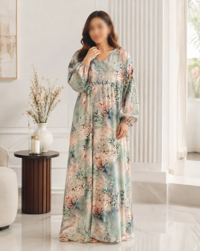 Elegant Floral Maxi Dress