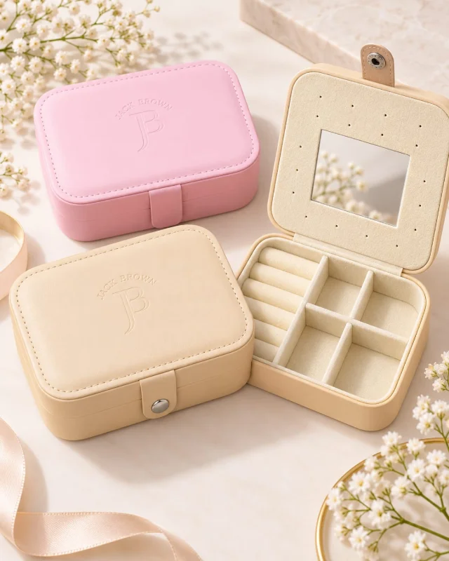 Elegant Portable Jewelry Box