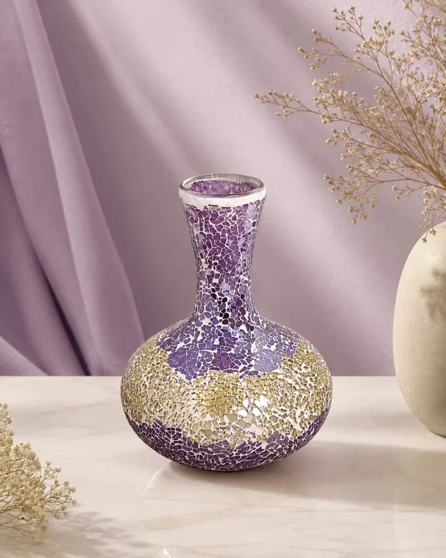 Beautiful mosaic decorative vase