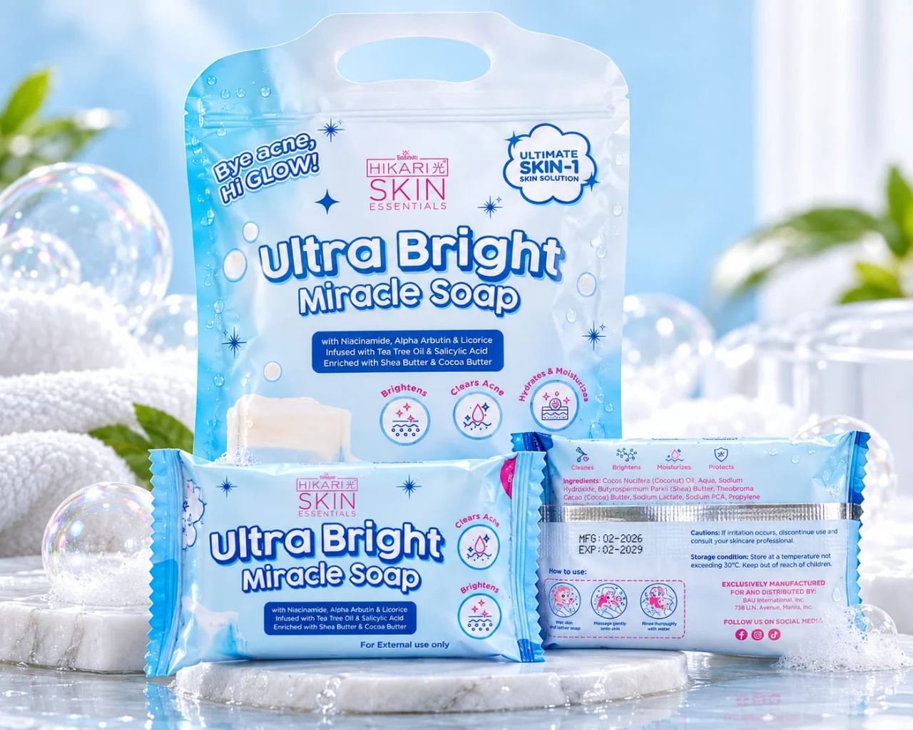 Hikari Skin Essentials Ultra Bright Miracle Soap – Made in the Philippines