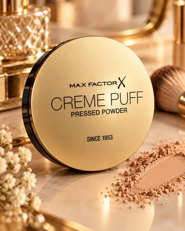 Max Factor Crème Puff Pressed Powder – Shade 42 Deep Beige
