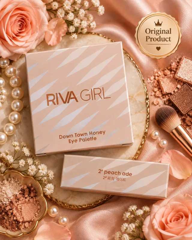 RIVA GIRL Down Town Honey Eye Palette – 2 Peach Ade