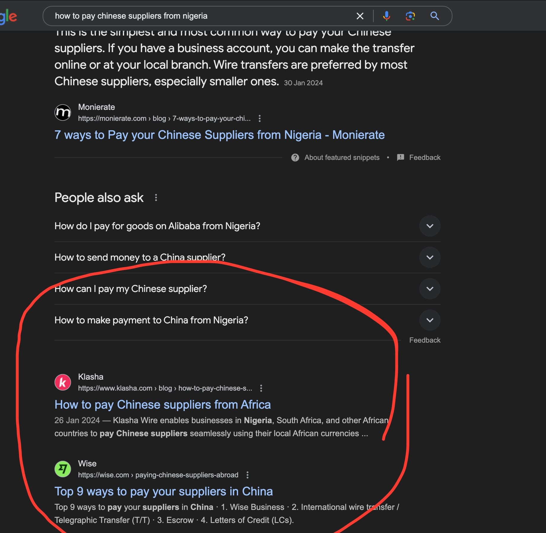 seo results