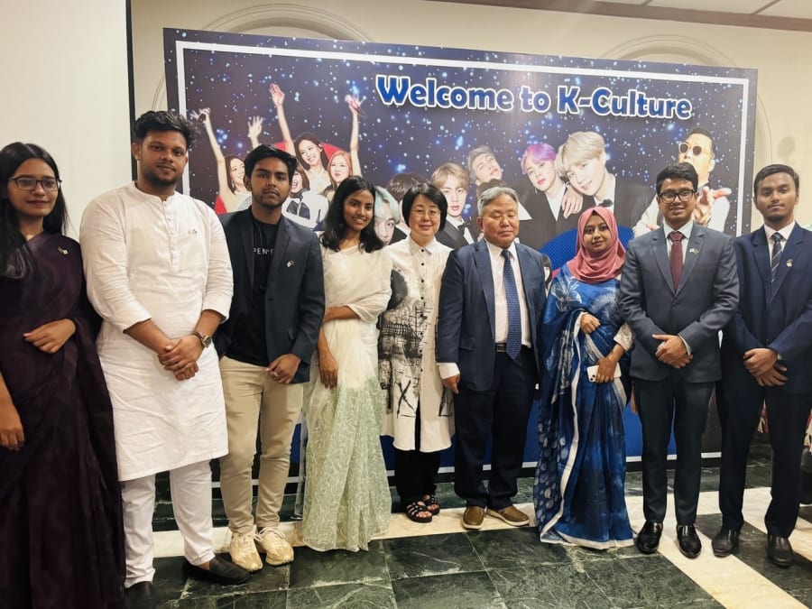 Participation in Korean Embassy cultural event in Bangladesh