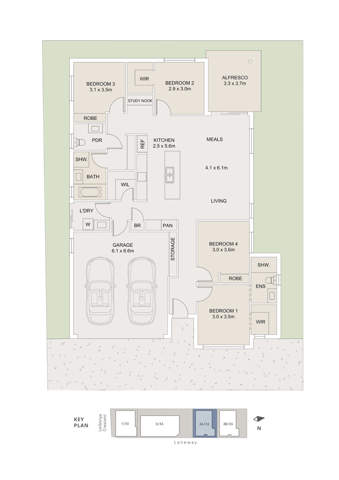 Residence Two — Floor Plan