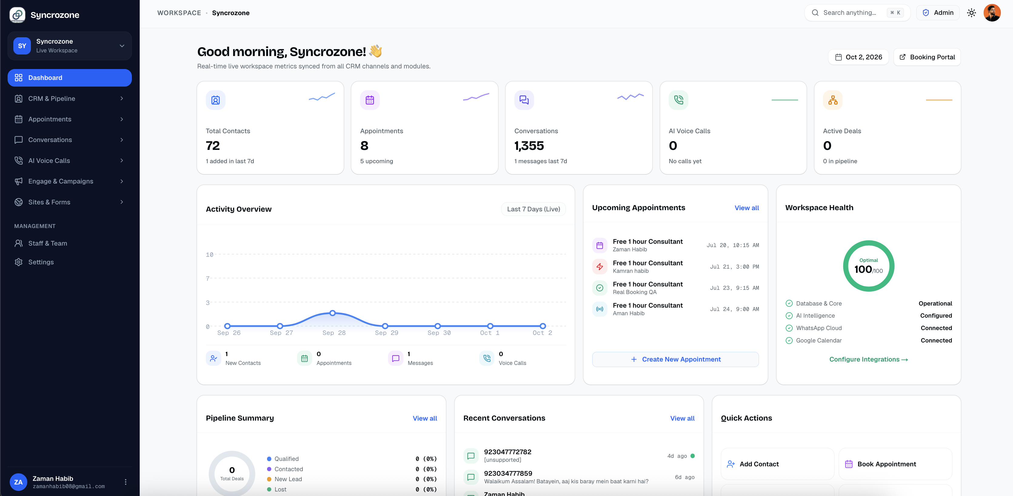 Syncrozone CRM