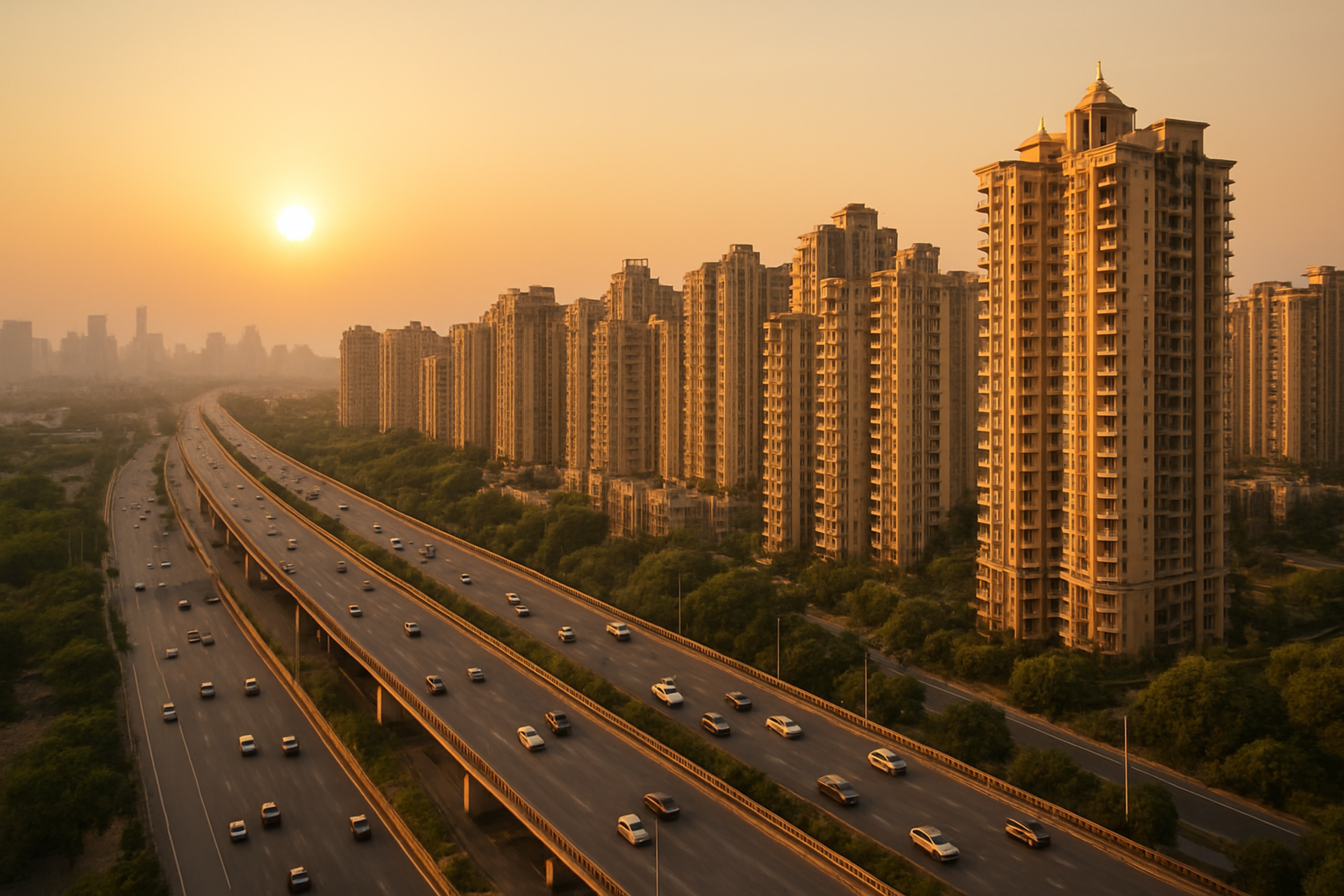 Noida Expressway Emerges as NCR's Luxury Real Estate Hub