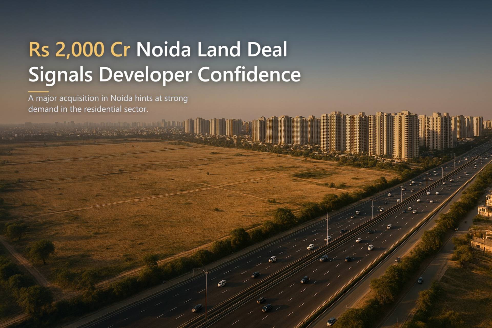 M3M's Rs 2,000 Cr Noida Land Deal Signals Developer Confidence