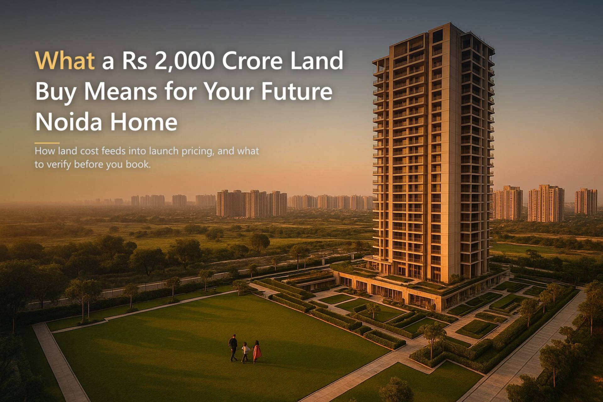 What a Rs 2,000 Crore Land Buy Means for Your Future Noida Home