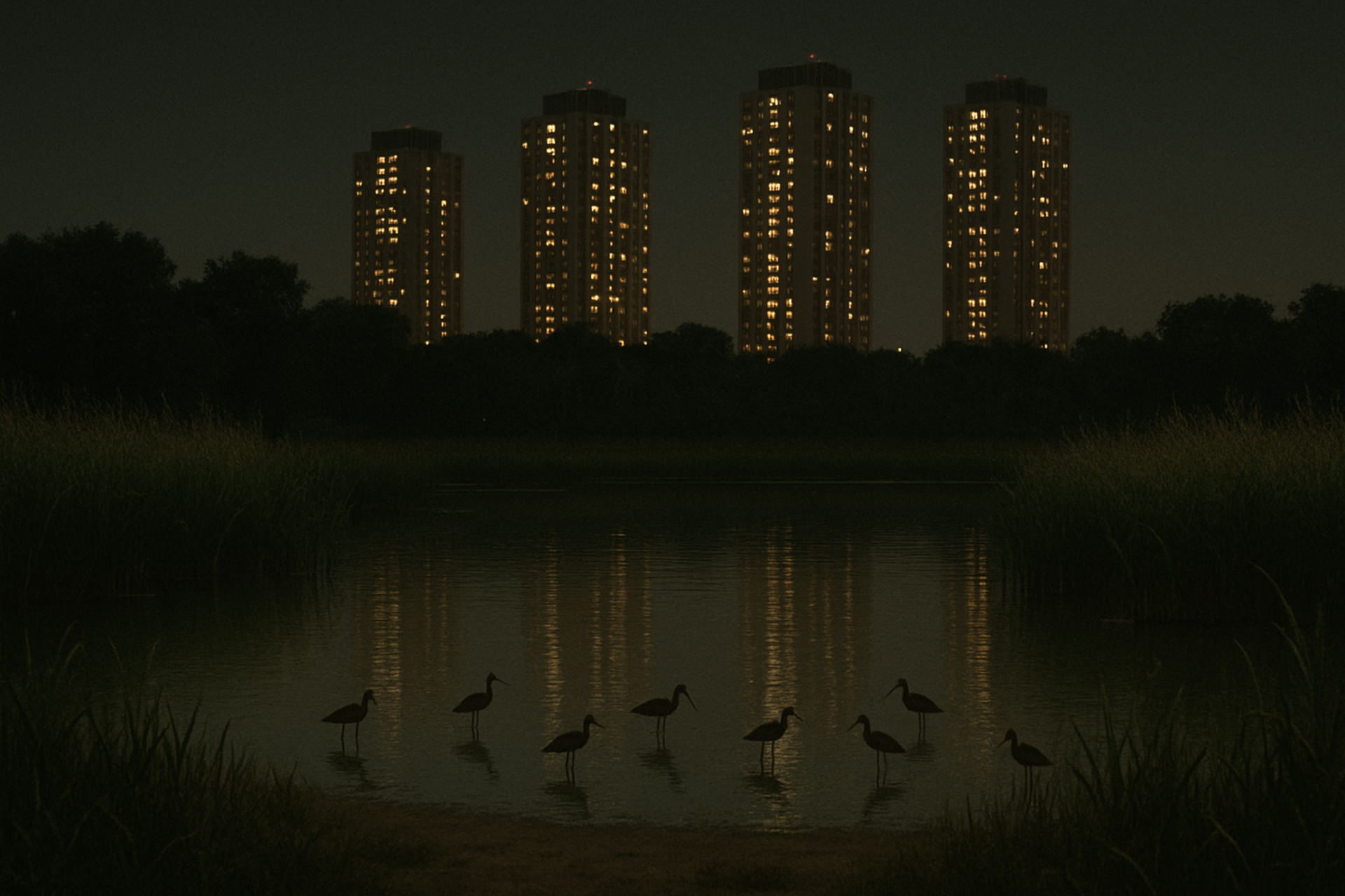 Which Noida apartments actually overlook Okhla Bird Sanctuary?