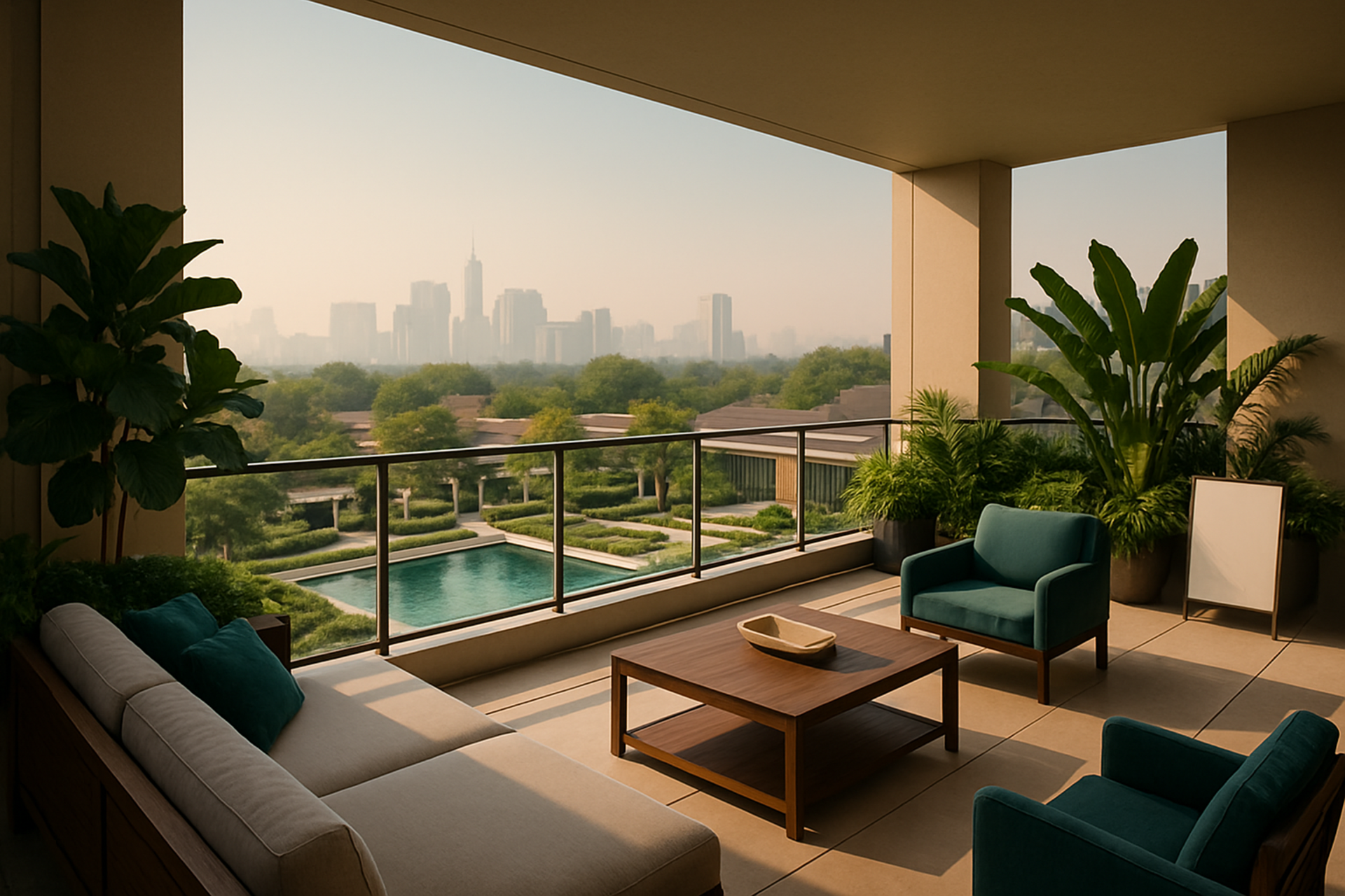 What's included in M3M Jacob & Co serviced homes in Noida?