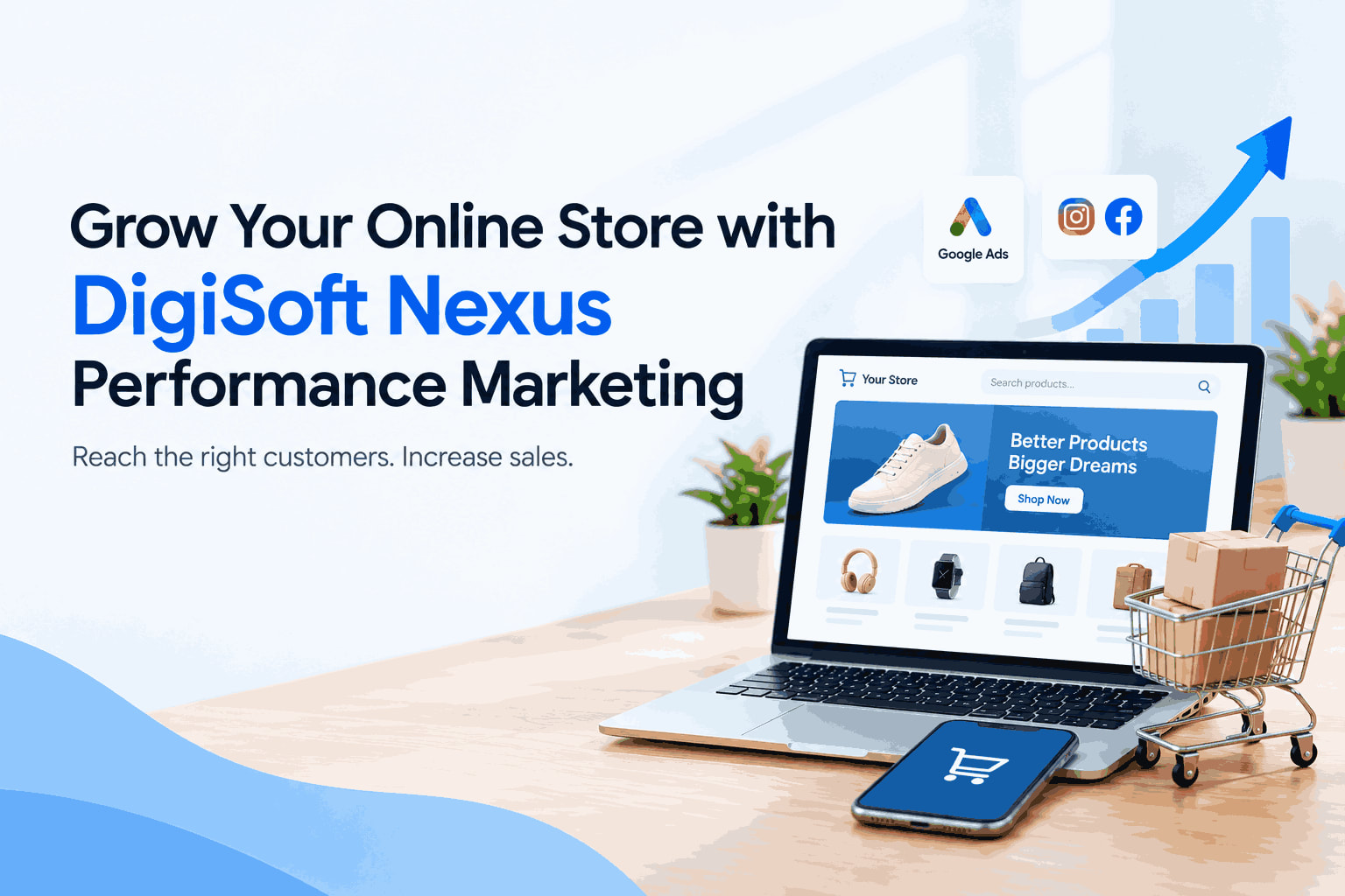 Grow Your Online Store with DigiSoft Nexus Performance Marketing