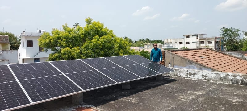 Hilite Solar residential rooftop solar installation