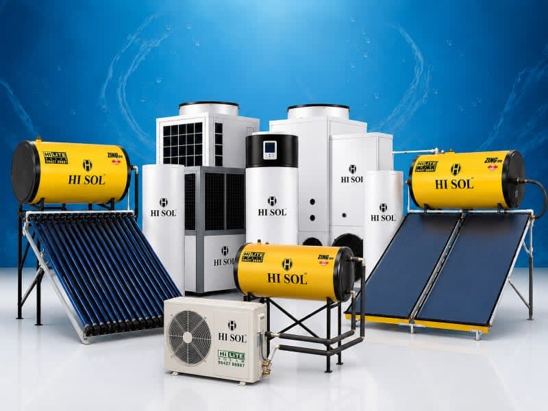 Hilite Solar water heater installation