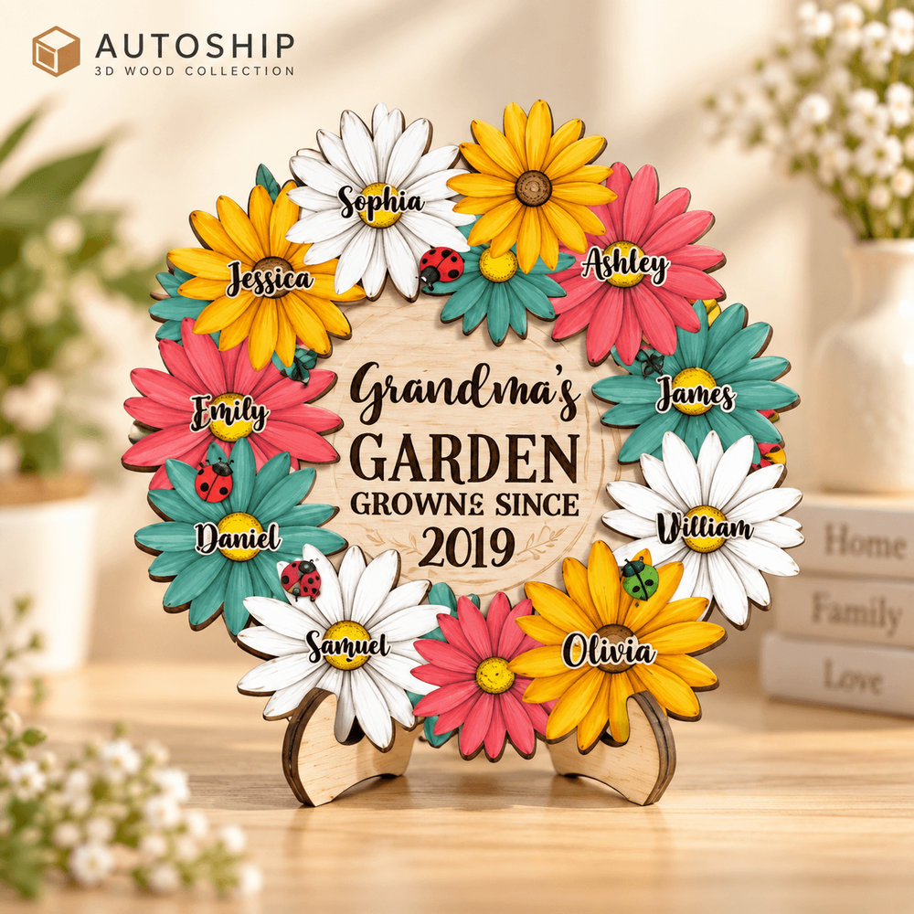 Wooden garland table (C431)