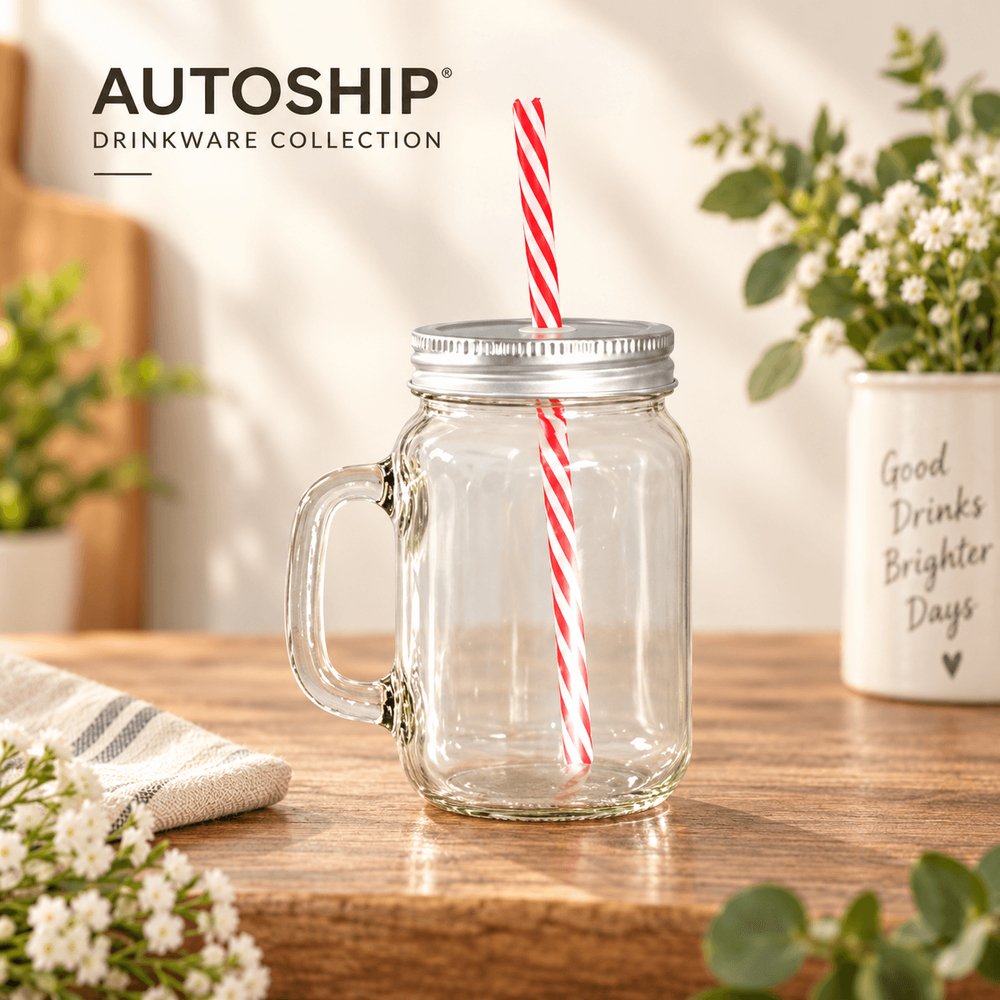 Customized 12oz clear heat-resistant glass cup 12oz