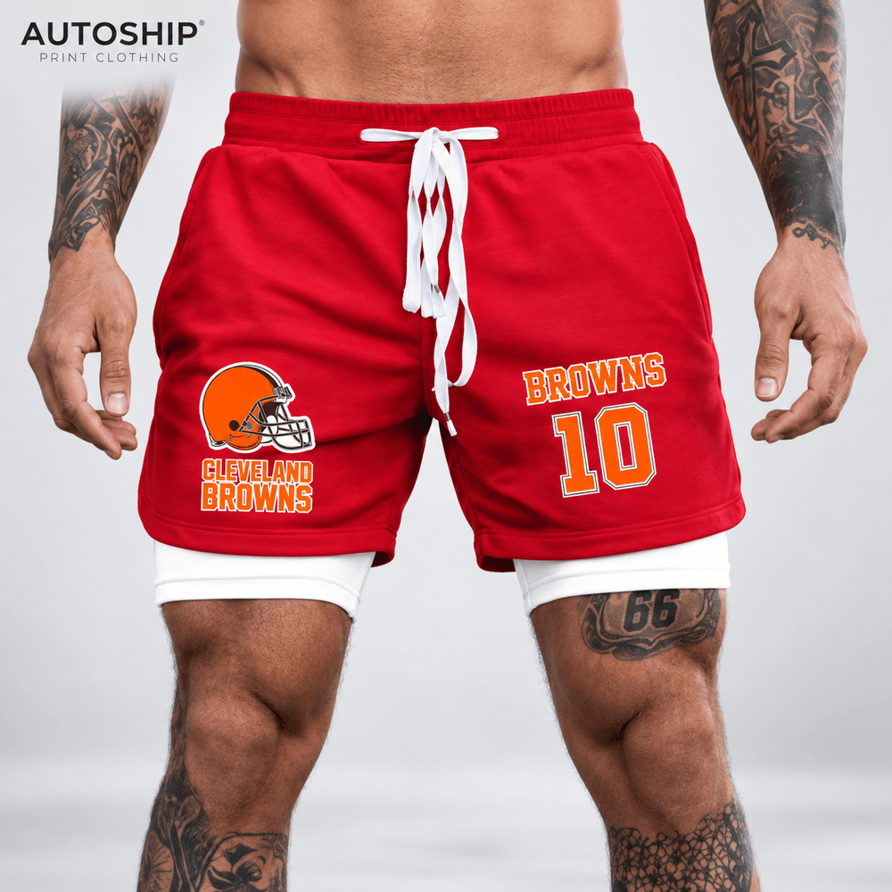 Double layer beach shorts