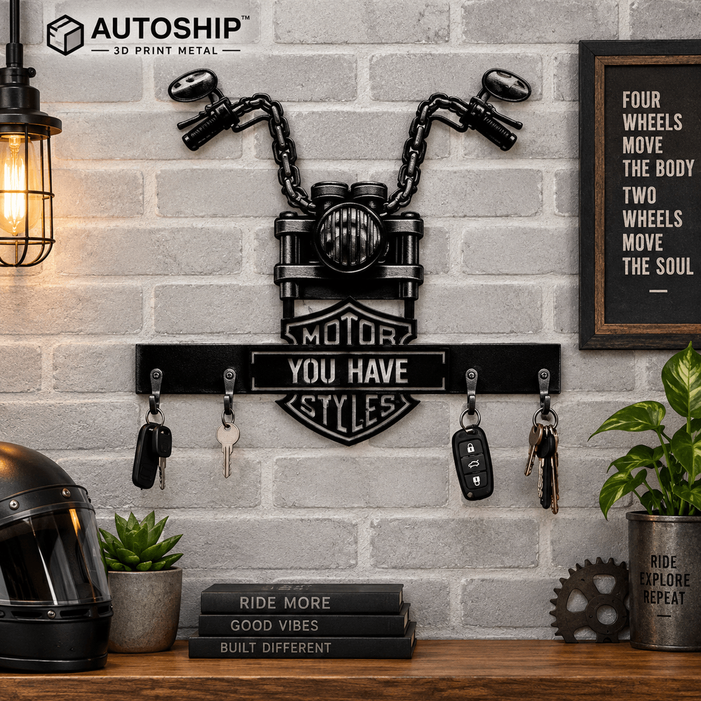 Customized metal shelf (only the name can be customized, other text is fixed)
