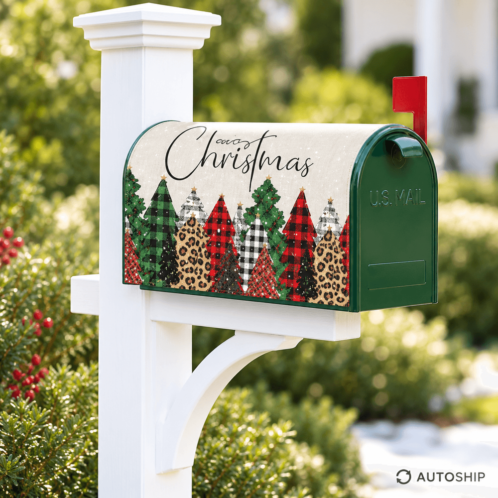 Button outdoor mailbox cover (printed)